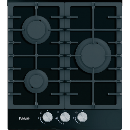 Газовая варочная панель Fabiano FHG 4530 VGH Black Glass 8111.406.1 031