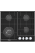 Варочная поверхность газовая Fabiano FHG 8244 VGHT Black Glass 8111.406.1470