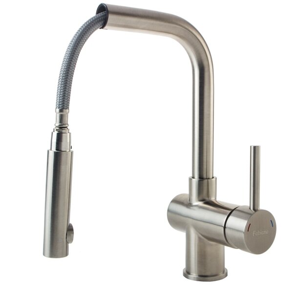 Смеситель кухонный Fabiano FKM 46P SS Inox 8232.401.0193