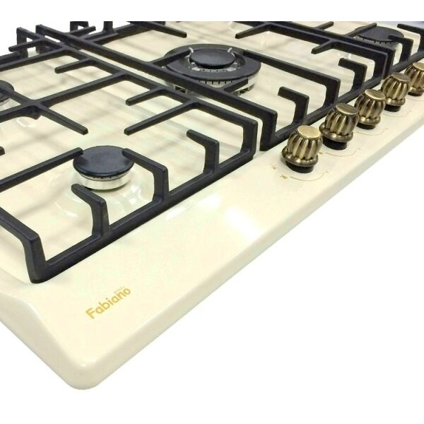 Газова варильна панель Fabiano FHGR 2795 VGHT Ivory 8112.508.0332