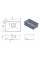 Кухонная мойка Fabiano Quadro 68 R10 (68x44) 1,20 мм 8216.401.0074