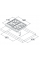 Газовая варочная панель Fabiano FHG 3344 GHT Black 8112.507.1109