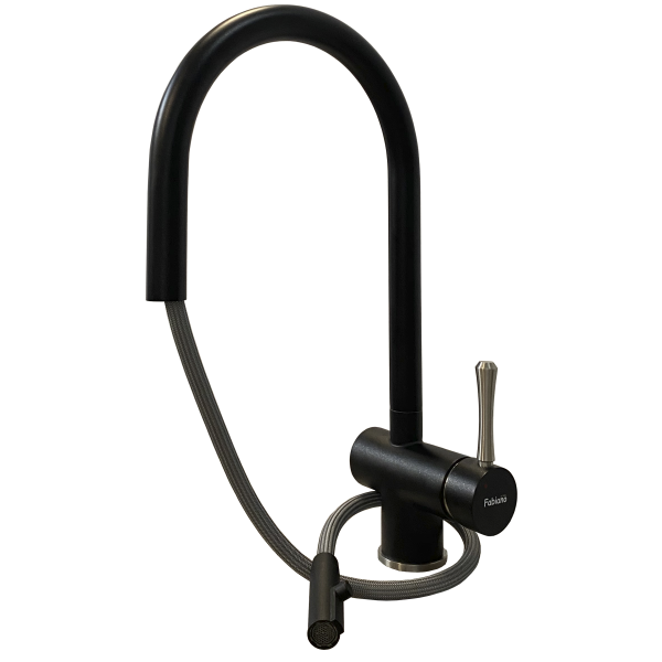 Смеситель кухонный Fabiano FKM 47P SS Antracit 8232.401.0240