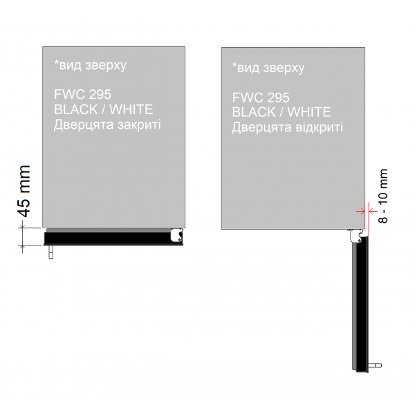 Винный шкаф Fabiano FWC 295 Black 8171.405.0876