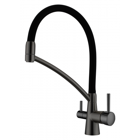Кухонный смеситель Fabiano FKM 31.10 Black Steel 8231.403.1 049