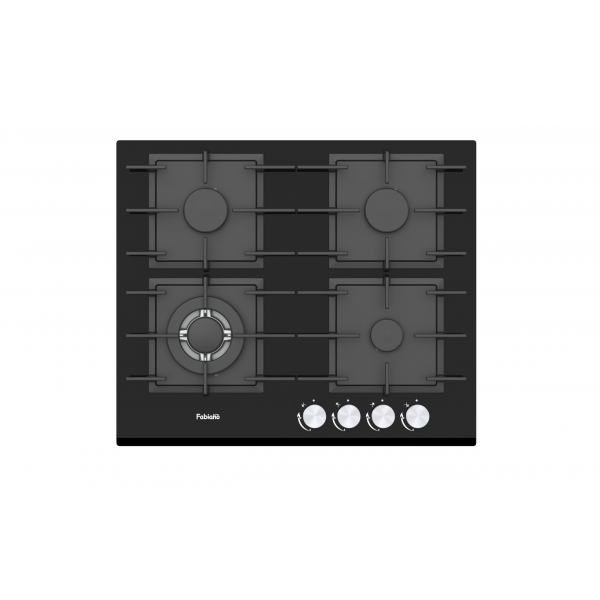 Газовая варочная панель Fabiano FHG 1444 VGHT2 Black Glass 8111.406.1469