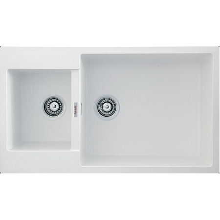 Кухонная мойка Fabiano Quadro 86x50x15 Alpine White 8221.301.0454