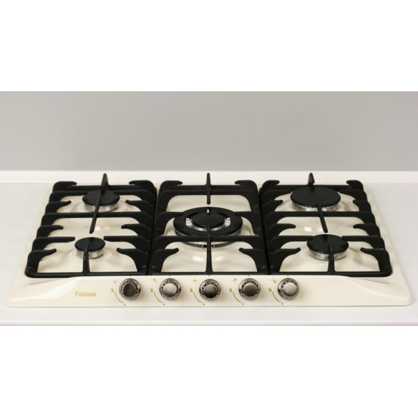 Газовая варочная панель Fabiano FHGR 2375 VGHT Ivory 8112.508.0338