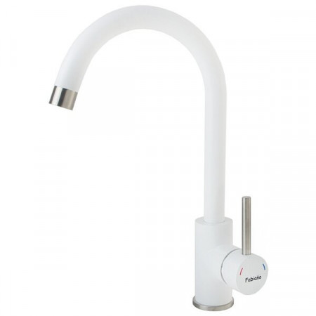 Смеситель кухонный Fabiano FKM 41 SS Alpine White 8232.401.0217