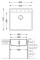 Кухонная мойка Fabiano Quadro 56x51 Grey Metallic 8221.301.0788