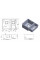 Кухонная мойка Fabiano Quadro 58 R10 L(58x44) 1,20 мм 8216.401.0076