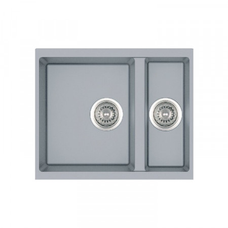 Кухонная мойка Fabiano Quadro 56x46x15 Grey Metallic 8221.301.0787