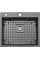 Нержавеющая мойка Fabiano TOP 56 Celldecor Nano Graphite 8216.401.1689
