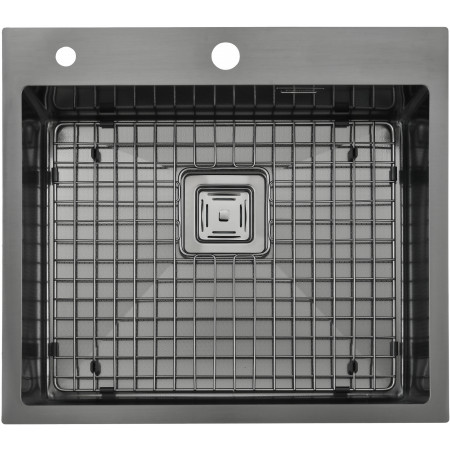 Нержавеющая мойка Fabiano TOP 56 Celldecor Nano Graphite 8216.401.1689