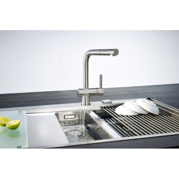 Смеситель кухонный Fabiano FKM 46P SS Inox 8232.401.0193