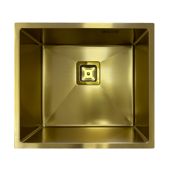 Нерж. мойка Fabiano Quadro 49 Celldecor Nano Gold 8216.401.1698