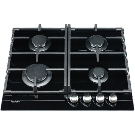 Газовая варочная панель Fabiano FHG 1244 VGH Black Glass 8111.406.1 029