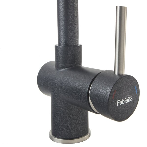 Смеситель кухонный Fabiano FKM 45 SS Antracit 8232.401.0190