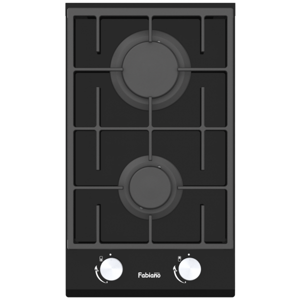 Варочная поверхность газовая Fabiano FHG 862 VGH Black Glass 8111.406.1476