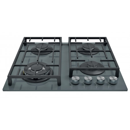 Газовая варочная панель Fabiano FHG 2844 VGHT Titanium Glass 8112.507.1113