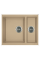 Кухонна мийка Fabiano Quadro 56x46x15 Beige 8221.301.0483