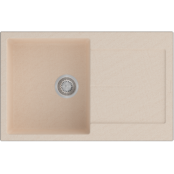 Гранитная мойка Fabiano Navio 79x50 Beige 8221.301.1551