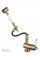 Змішувач кухонний Fabiano FKM 67P SS Brass Antique 8232.403.0754