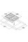 Газовая варочная панель Fabiano FHG 2844 VGHT White Glass 8112.507.1112