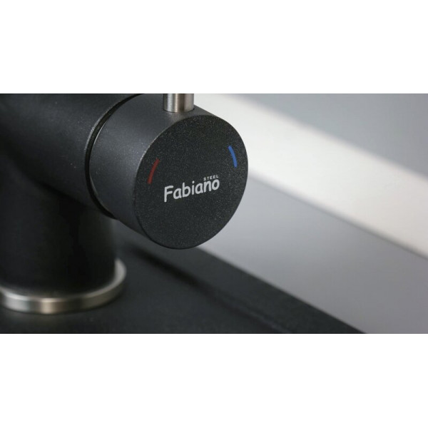 Смеситель кухонный Fabiano FKM 39 SS Antracit 8232.401.0235