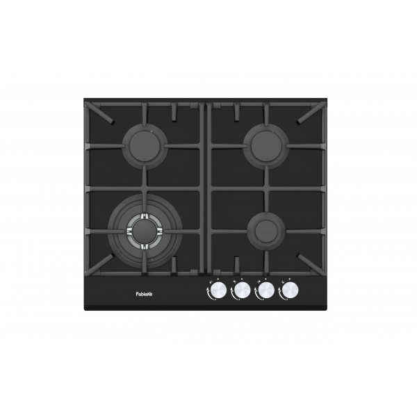 Газовая варочная панель Fabiano FHG 1044 VGHT2 Black Glass 8111.406.1466