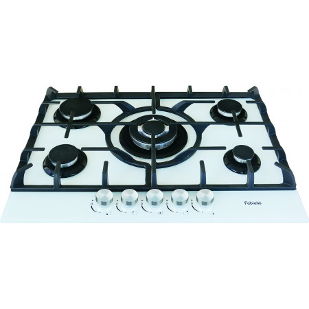 Газовая варочная панель Fabiano FHG 1055 VGHT White Glass 8111.405.0311