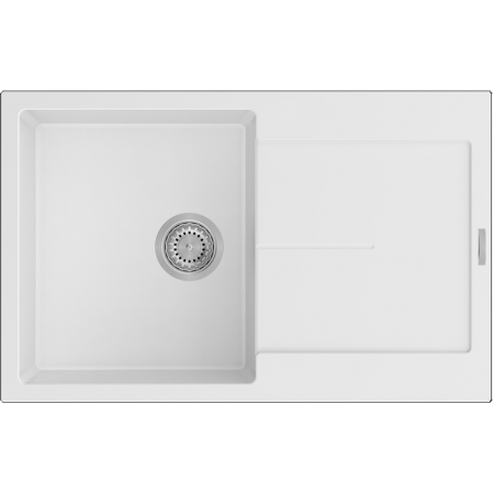 Гранитная мойка Fabiano Navio 79x50 Alpine White 8221.301.1605