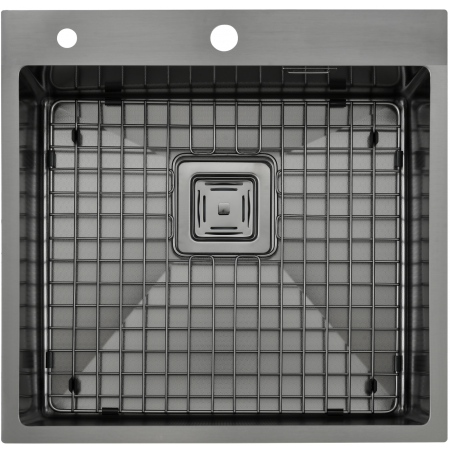 Нержавеющая мойка Fabiano TOP 49 Celldecor Nano Graphite 8216.401.1687