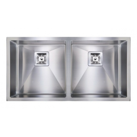 Кухонная мойка Fabiano Quadro 87х2 R10 Double (87x44) 1,20 мм 8217.401.0683