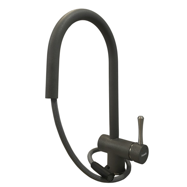 Смеситель кухонный Fabiano FKM 47P SS Titanium 8232.401.0694