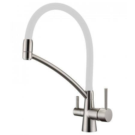Смеситель кухонный Fabiano FKM 31.10 Inox White 8231.403.0059