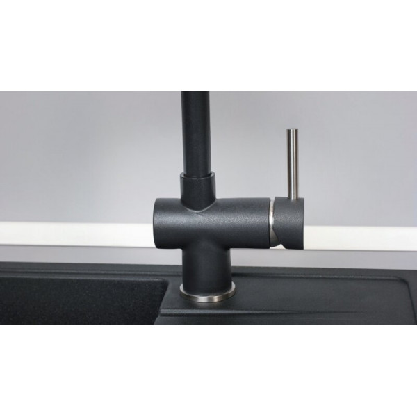 Смеситель кухонный Fabiano FKM 39 SS Antracit 8232.401.0235