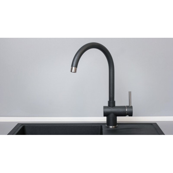 Смеситель кухонный Fabiano FKM 39 SS Antracit 8232.401.0235