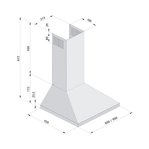 Вытяжка Fabiano Base 60 Ivory 8106.504.0300