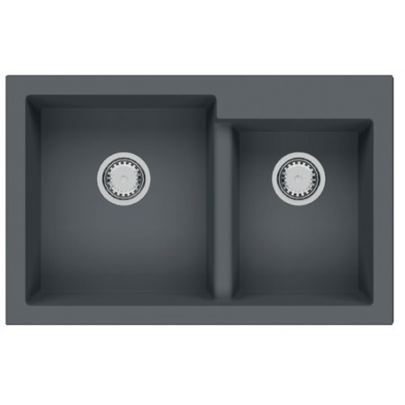 Кухонная мойка Fabiano Quadro 79x51x2 Titanium 8221.201.0961