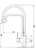 Кухонный смеситель Fabiano FKM 31.11 Black Steel 8231.403.1 050