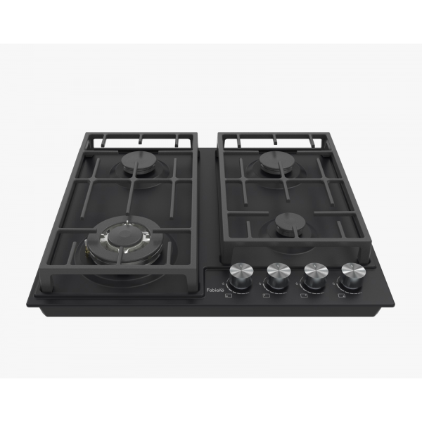 Газовая варочная панель Fabiano FHG 3344 GHT Black 8112.507.1109
