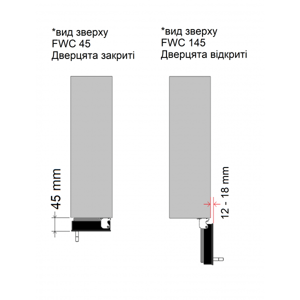 Винный шкаф Fabiano FWC 145 Inox 8171.405.0827