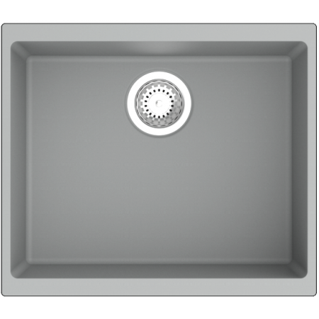 Гранитная мойка Fabiano Navio 53x46 Grey Metallic 8221.301.1634
