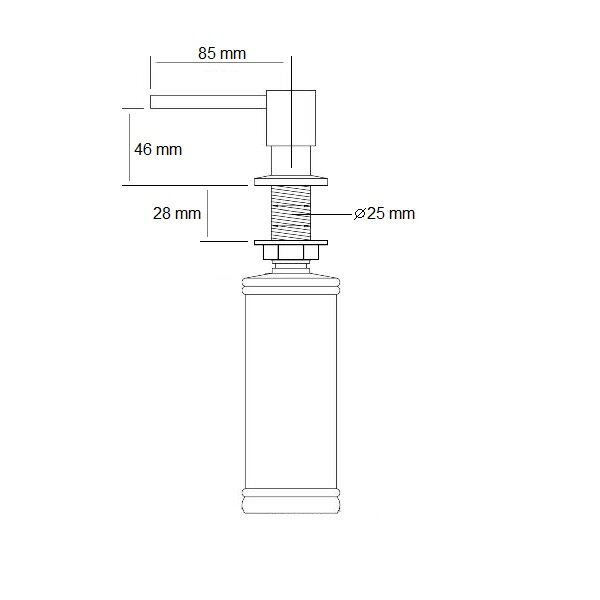 FASD 41 Beton (дозатор для мыла)
