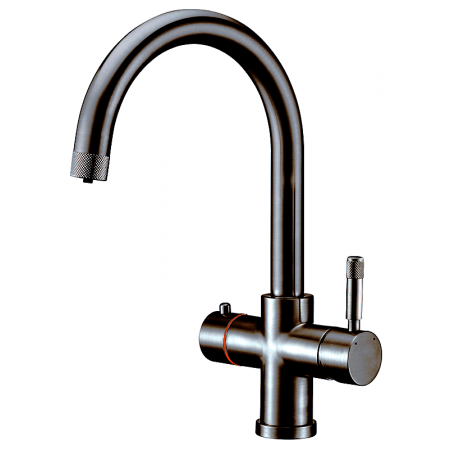 Комбинированный с подачей кипяченой воды Fabiano FKM 9840 Black Steel 8231.409.1651
