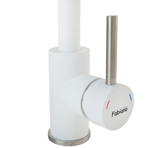 Смеситель кухонный Fabiano FKM 41 SS Alpine White 8232.401.0217