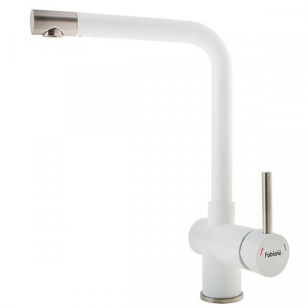 Смеситель кухонный Fabiano FKM 45 SS Alpine White 8232.401.0222