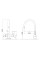 Смеситель кухонный Fabiano FKM 31.5 SS Alpine White 8231.401.0247