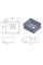 Кухонная мойка Fabiano Quadro 53 R10 (53x44) 1,20 мм 8216.401.0073